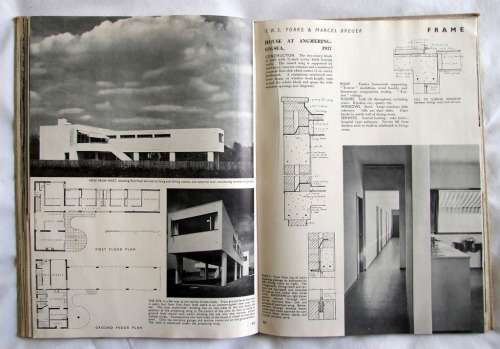 A Classic Survey of English Modernist (ART DECO) Architecture by F.R.S.Yorke, 1947