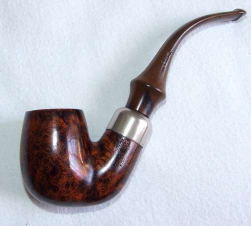 Super estate `Wingate London Made` bent briar pipe