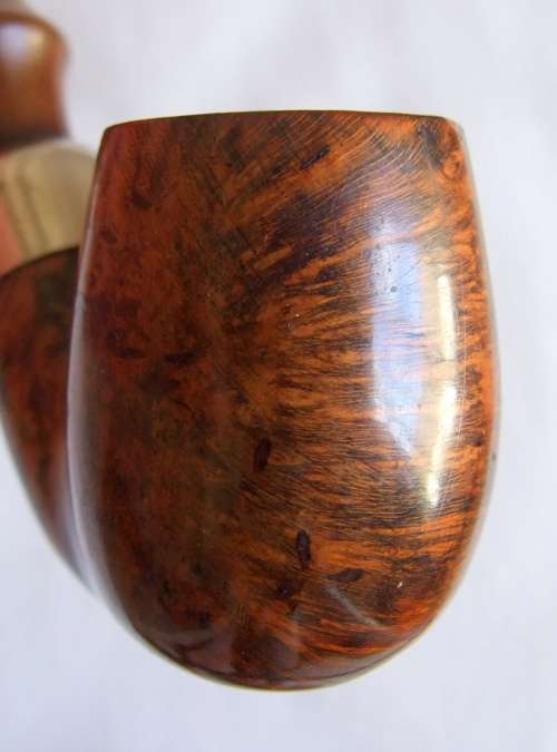 Super estate `Wingate London Made` bent briar pipe