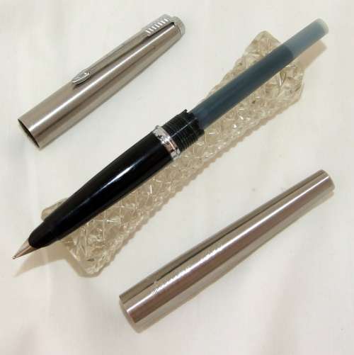 Stainless steel PARKER 45 Flighter cartridge fill fountain pen