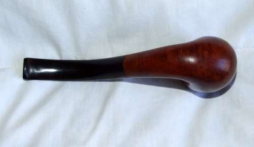 DUNHILL bent billiard root briar, 1966, shape 56, (4)R. White Dot, Great Condition.