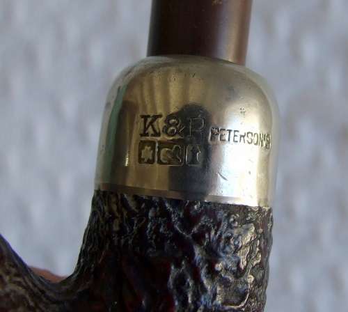 Estate KandP Peterson`s System Standard Rustic 309 Tobacco pipe, pre 1963.