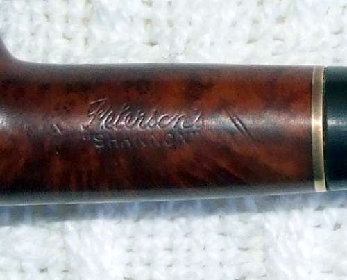 Vintage estate PETERSON`S `Shannon`  X105 tobacco pipe in great condition, large!