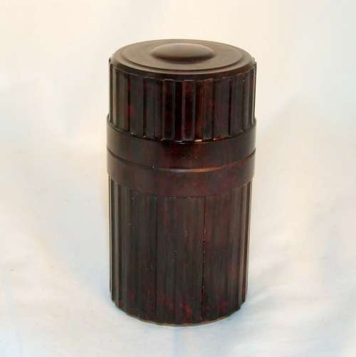 Rare Vintage Parker Quink Bakelite and Glass travel safety container