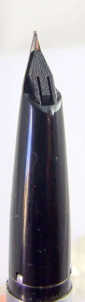 Excellent vintage brushed steel SHEAFFER IMPERIAL cartridge fill fountain pen