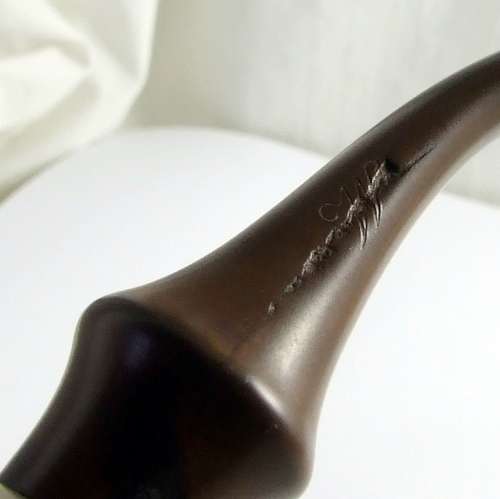 Super estate `Wingate London Made` bent briar pipe