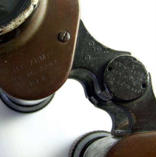 US ARMY/Union Arrow marks on these USA made WW2 Binoculars