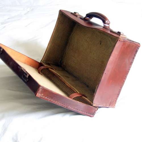 Vintage real leather case