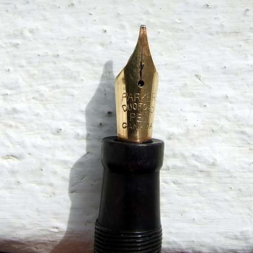 Rare 1920s Parker Duofold Twin Pen Desk Set