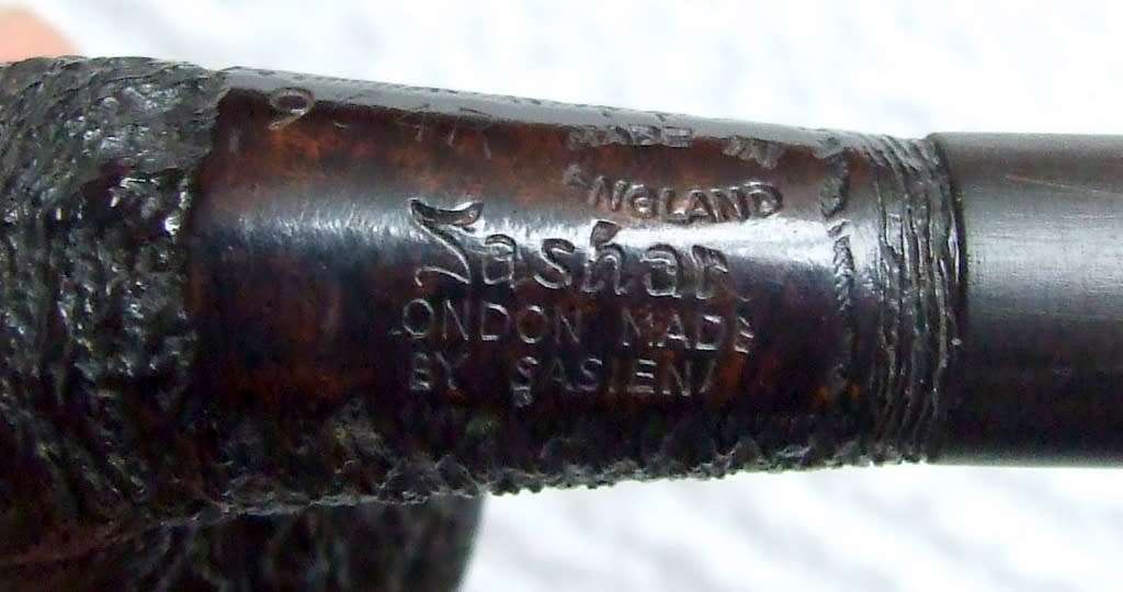Estate London Made Sasieni Sashar 964R bent briar tobacco pipe