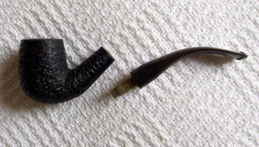 Estate London Made Sasieni Sashar 964R bent briar tobacco pipe