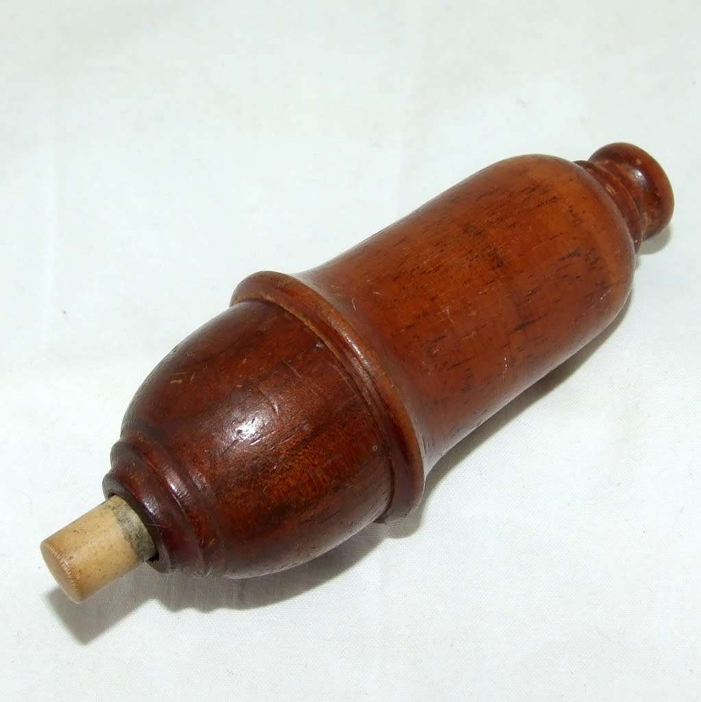 Antique  treen hanging bed light switch