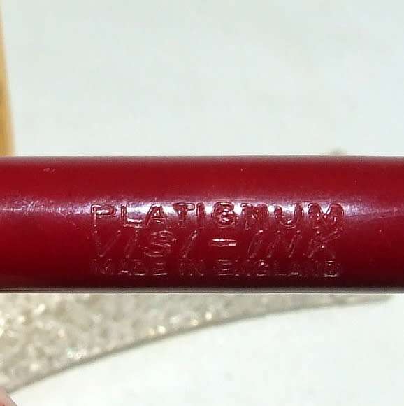 Excellent vintage scarce PLATIGNUM VISI-INK fountain pen