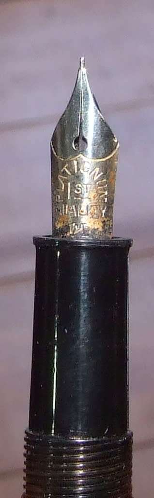 Excellent vintage scarce PLATIGNUM VISI-INK fountain pen