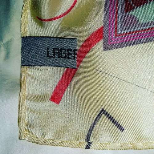 KARL LAGERFELD SILK SCARF unused