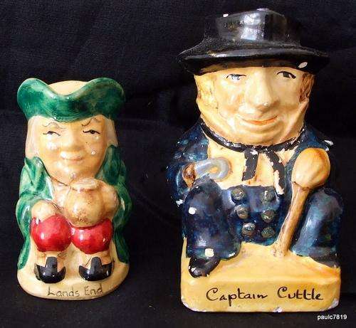 A pair of old "Toby" jugs