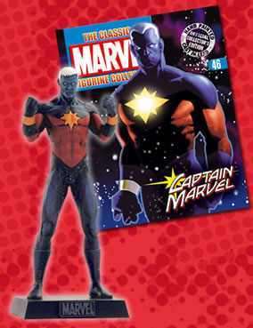 Marvel figurine collection no 46 Captain Marvel + Variant Combo