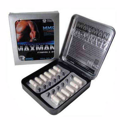MaxMan Natural Male Sexual Stimulant 3000mg 12 Capsules & Tablets 12 (1 Tin)