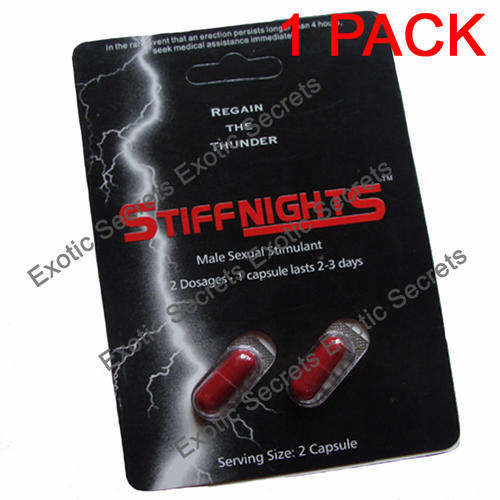 Stiff Nights - Male Erection Enchancer 2 Capsule @ 590mg