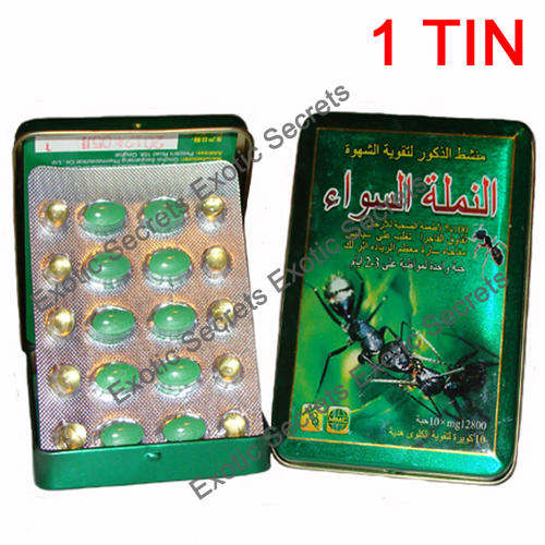 New Black Ant Natural Male Sexual Stimulant (100% natural) 12800mg 10 Tablets & 10 Capsules (1 Tin)