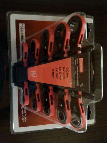 5 Piece Ratchet Ring Spanner Set