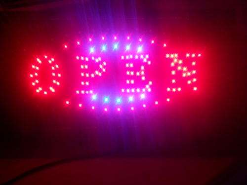 LED "OPEN WELCOME" SIGN