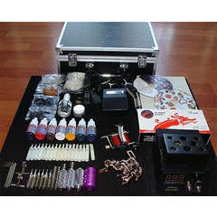 Complete Tattoo Kit with 2x Guns & loads of extra's