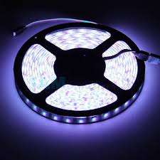 SUPER BRIGHT WHITE 5M LED FLEXIBLE LIGHT STRIP with AC-DC ADAPTER