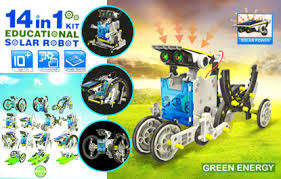 14 IN 1 SOLAR POWERED EDUCATIONAL ROBOT KIT
