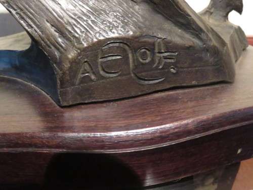 Signed Arend Eloff Acrylic Casting of an Impala