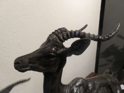 Signed Arend Eloff Acrylic Casting of an Impala