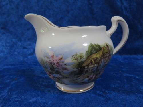 Royal Vale Bone China Sugar Bowl and Milk Jug