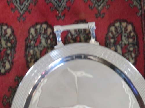 WMF large silver plated Secessionist Tray.