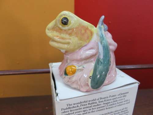 John Beswick Beatrix Potter `Jeremy Fisher` figurine
