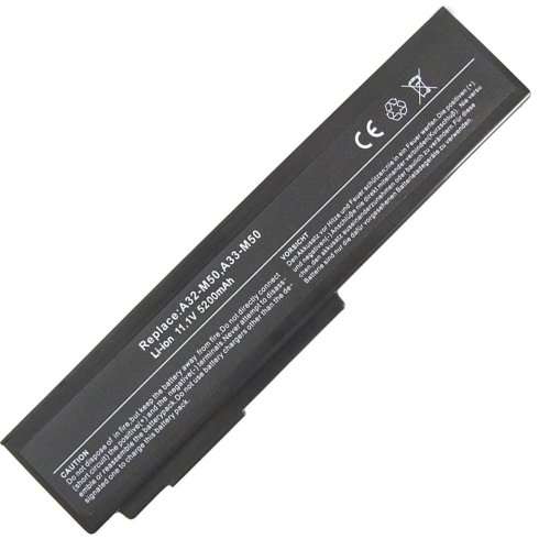 Asus M50, N43 and N61 replacement battery. A32-M50, A33-M50