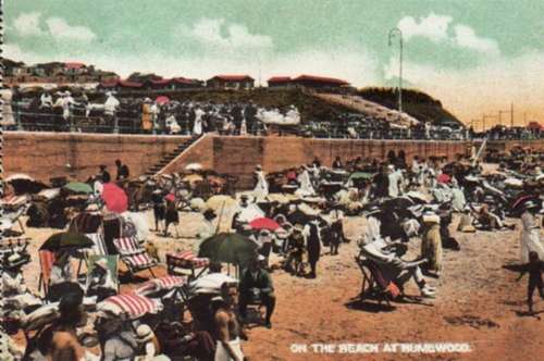 THE BEACH AT HUMEWOOD POSTCARD