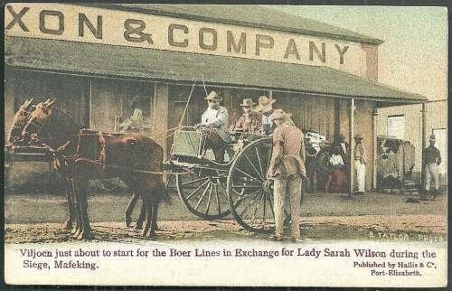 ANGLO-BOER WAR VILJOEN SIEGE AT MAFEKING POSTCARD