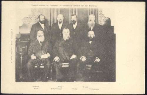 ANGLO-BOER WAR KRUGER CRONJE POSTCARD