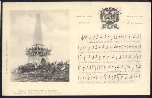 ANGLO-BOER WAR TRANSVAAL POSTCARD