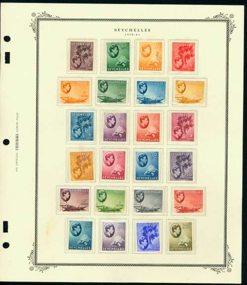 SEYCHELLES 1938-1941 MH STAMPS
