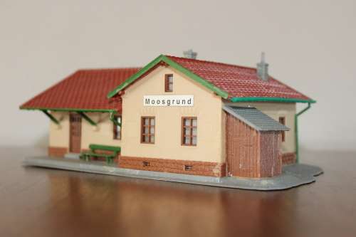 Faller train station "Moosgrund " HO 1:87, plastic
