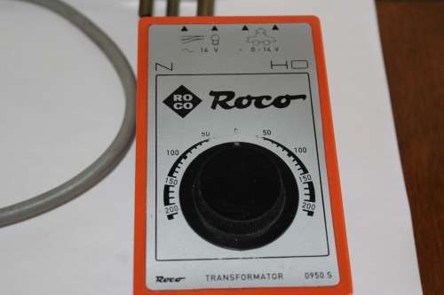 Roco DC controler/tranformer 12V for H0 or N gauge trains, brand new, never used