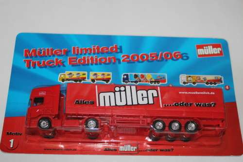 Scania truck H0 1:87  Mueller Milk limited edition 2005/06