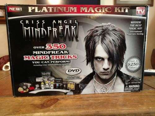 Criss Angel Mind Freak Platinum Magic Kit (Over 350 Magic Tricks)