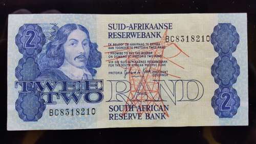 RSA Bank Notes: R1 - TW de Jongh, R2 - GPC de Kock, R5 - CL Stals, 2 x R50 - GPC de Kock