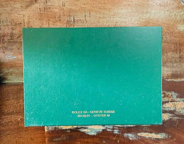 ROLEX OYSTER PERPETUAL DATE JUST WATCH BOX