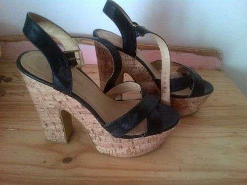 Woolworths Black Heels - Size 4