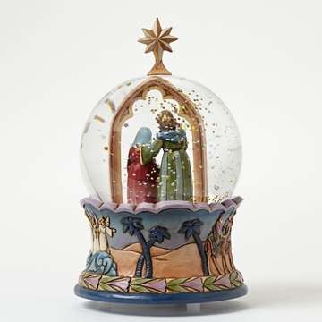 Christmas - Jim Shore "One Starry Night"-Nativity Musical Waterball