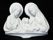 Holy Family marble Wall Plaque