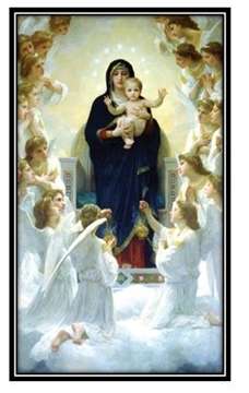 Catholic - Hail Holy Queen Holy Prayer Card